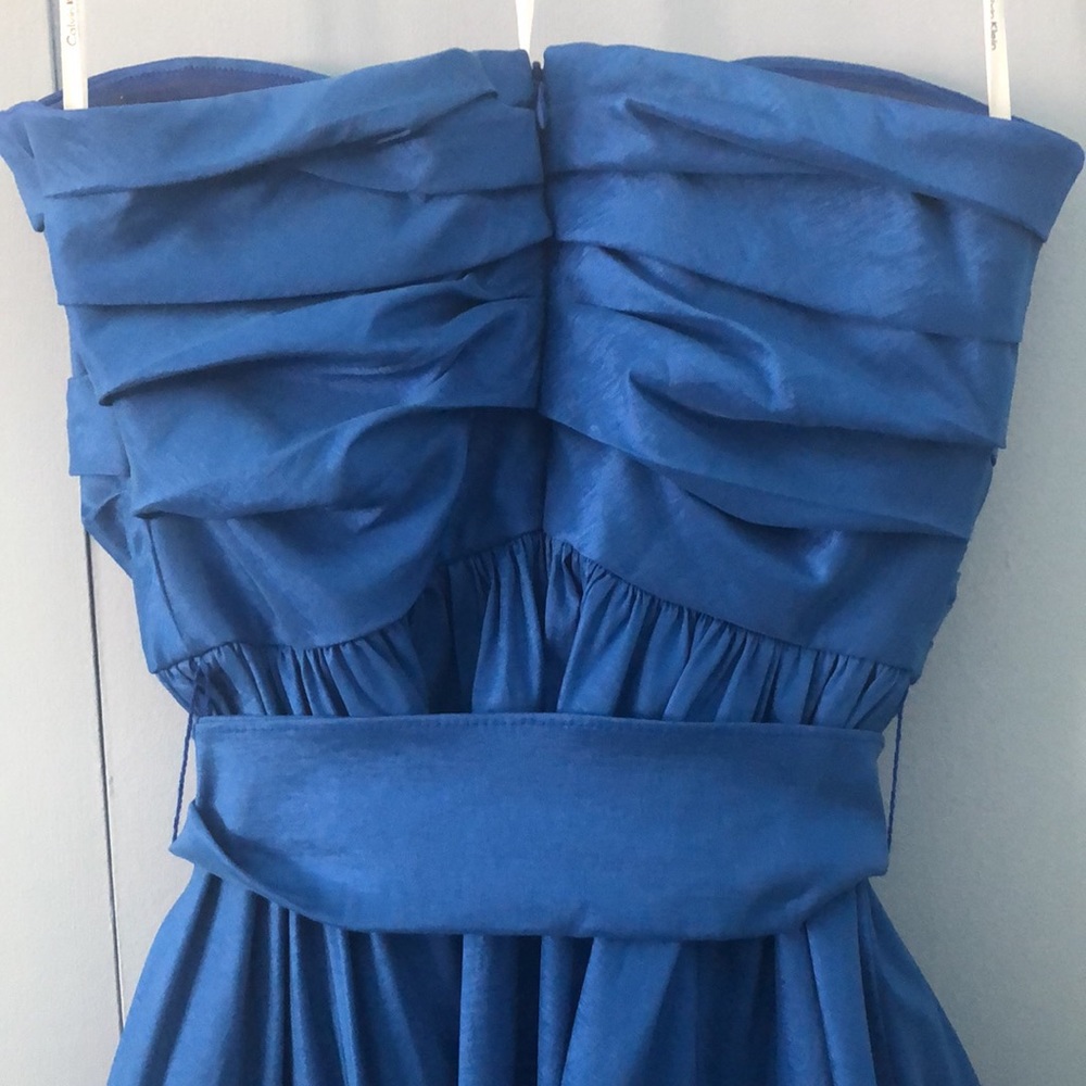 Calvin Klein Royal Blue Strapless Cocktail Dress - Picture 4 of 6